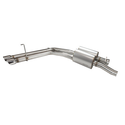 3" Stainless Side Exit Exhaust w/Polished Tips. 2017+ F150 Raptor Ext. Cab.